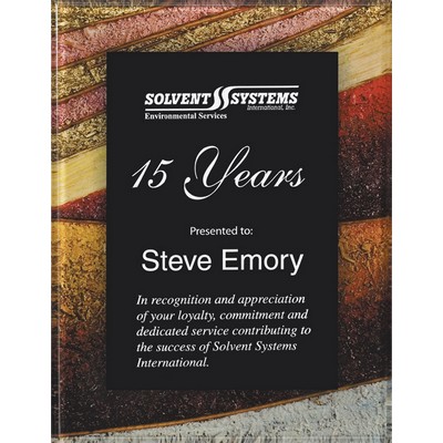 Acrylic Art Series Autumn Harvest Plaque - 9 3/4"