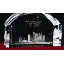 Custom 3D Images in Crystal Arch Award (4")