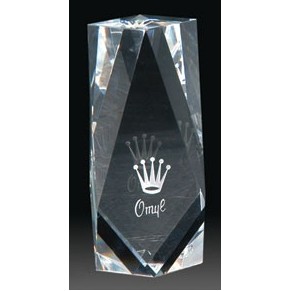 6" Prestige Crystal Award