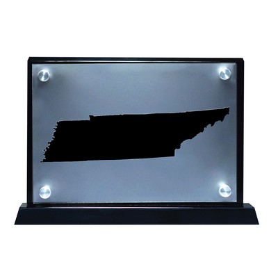 Floating Tennessee Map Shape Award