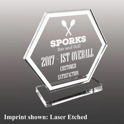 Stock Acrylic Award - Laser Etched
