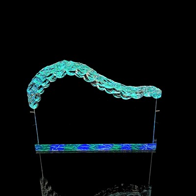 Chipped Top Waves Large