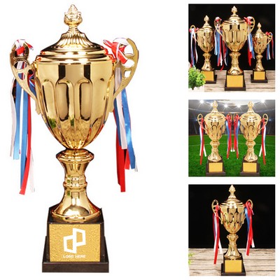 Customized Large Trophy Cup For Sport Competitions