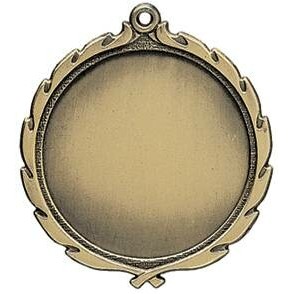 Medal, "Insert Holder" Wreath - 2 1/2" Dia.