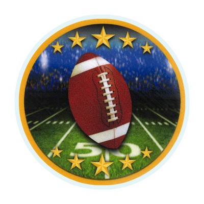 2" Football General Mylar Insert