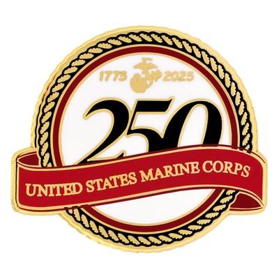 Officially Licensed U.S.M.C. 250 Year Pin