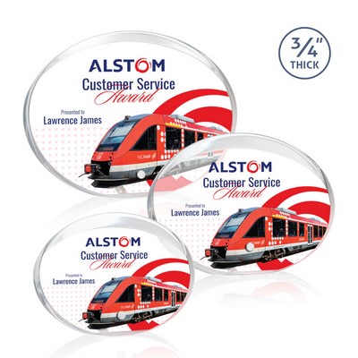 Mosaic Oval VividPrint™ Award - Silver