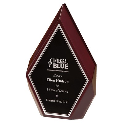 Rosewood High Gloss Diamond with Plate