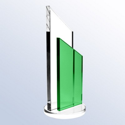 Green Success Optic Crystal Award