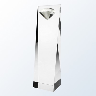 8'' Clear Diamond Tower Award