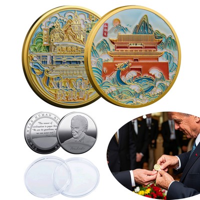 2" Challenge Double Sided Coin