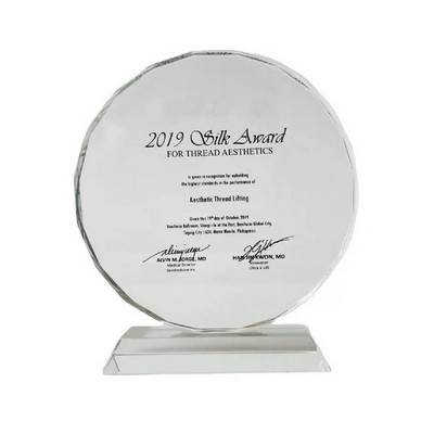 Crystal Recognition Award Trophy