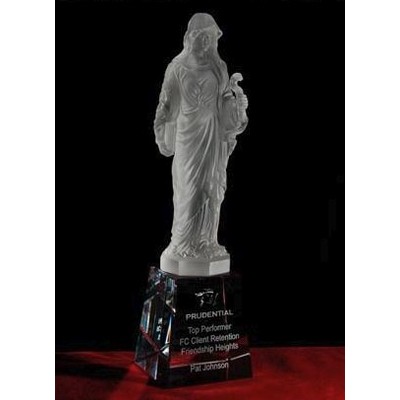 Sculpted Crystal Statue