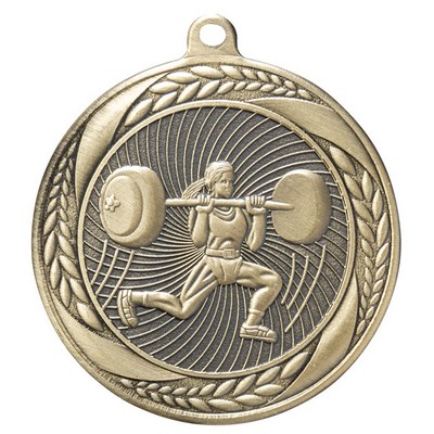 Laurel Wreath Female Weightlifting Medal