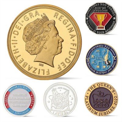 Golden Sliver Anniversary Challenge Coin