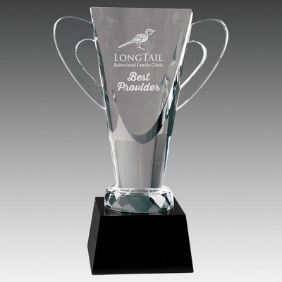 Crystal Cup on Pedestal Base