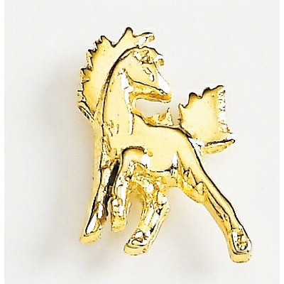 Prancing Horse Marken Design Cast Lapel Pin (Up to 7/8")