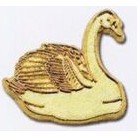 Stock Animal Lapel Pin (Swan)