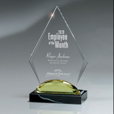 Gold Gemstone Brilliance Lucite Peak - Small