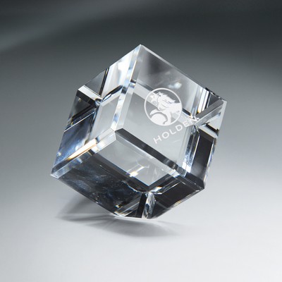 Optic Clear Crystal Cube (Xtra Large)