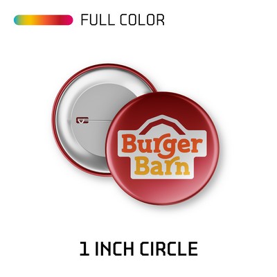 1.00" Round Pinback Button