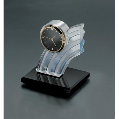 Rainbow Fine Lead Crystal Clock