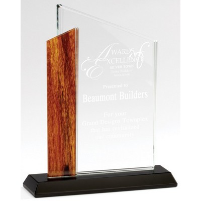 Heritage Crystal Award, 7 1/4"H