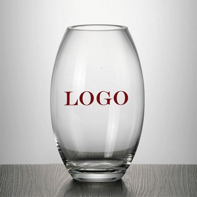 9" Crystal Lantern Vase