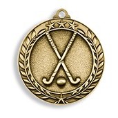 2.75" Wreath Award Field Hockey Medal
