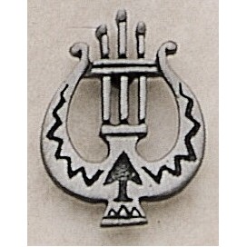 Lyre Marken Design Cast Lapel Pin (Up to 1")