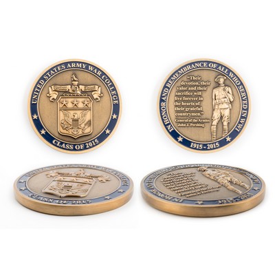 3D Alloy Custom Double Sided Coin