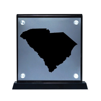 Floating South Carolina Map Shape Award
