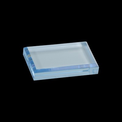 Blue Acrylic Paperweight (4"x2½")
