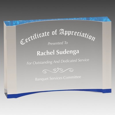 Thick Acrylic Crescent