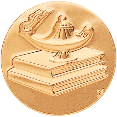 50 Series Academic Lamp of Learning Stamped Medallion Insert Discs
