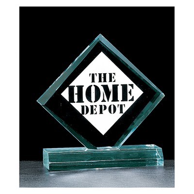 Jade Diamond Acrylic Award (4.5"x 5 1/8")