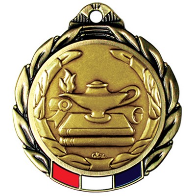 Stock RWB Regency Medal (Lamp of Knowledge) 2 3/4"