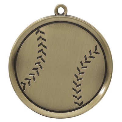 Baseball Mega Medal - 2-1/4"