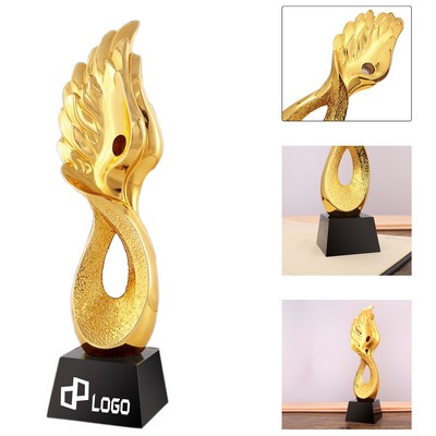 Angel'S Wings Resin Trophy