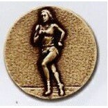 Newport Mint Stock Medal - 1 1/8" (Runner - Female)