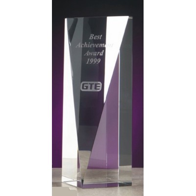 10" Optical Crystal Pillar Award