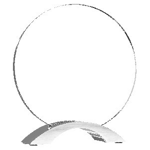 7.25" Round Cosmic Acrylic