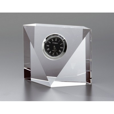 Apex Fine Optical Crystal Clock