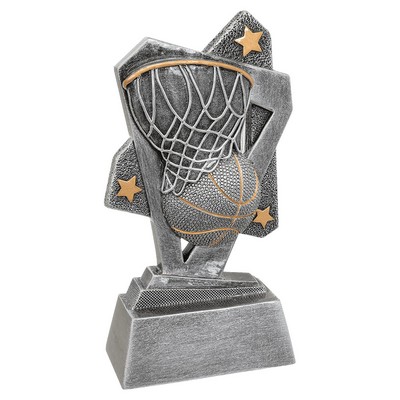 Basketball Triumph Resin Award - 6 1/2"
