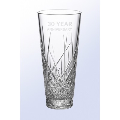 Magique Crystal Vase, 10"H