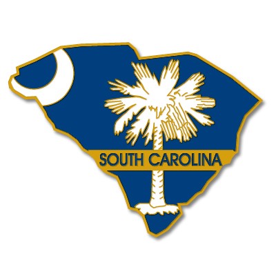 South Carolina State Pin