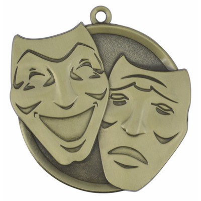 Drama Mega Medal - 2-1/4"