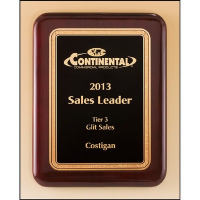 Rosewood Piano Finish Plaque (9" x 12")