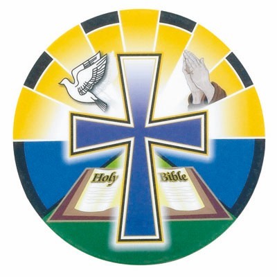 2" Religious Mylar Medallion Insert Disc