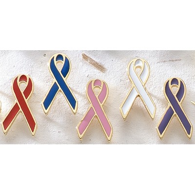 Gold Trimmed Awareness Lapel Pin
